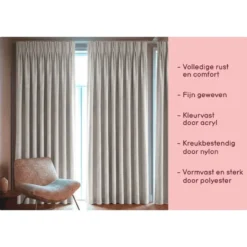 Gordijnstof Nox verduisterend - off-white