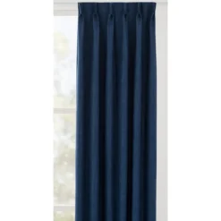 Gordijnstof Rudy semi verduisterend - blauw