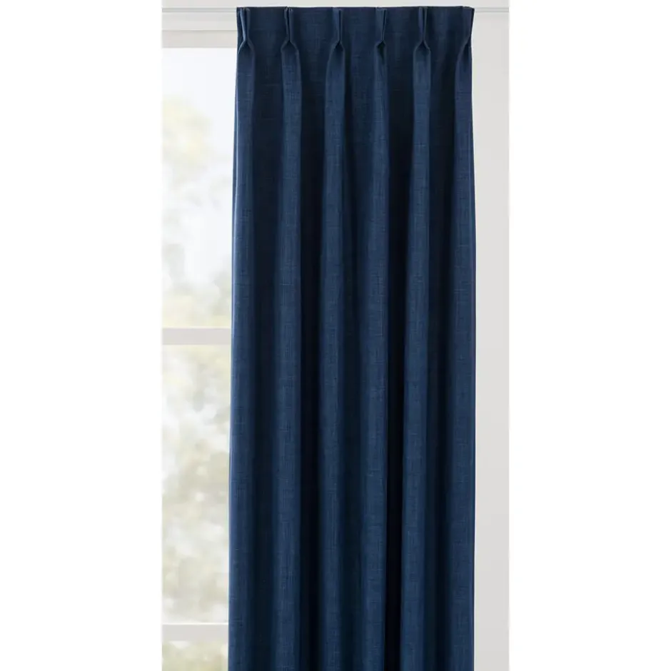 Gordijnstof Rudy semi verduisterend - blauw