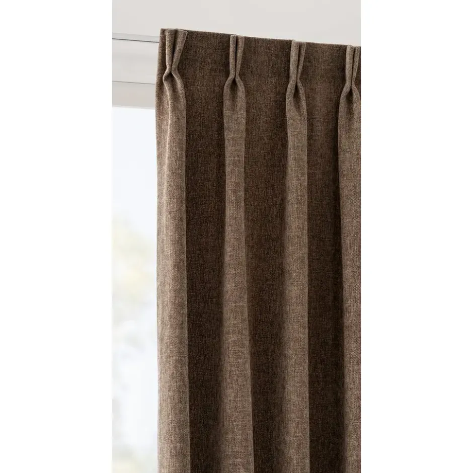 Gordijnstof Sacha lichtdoorlatend - taupe