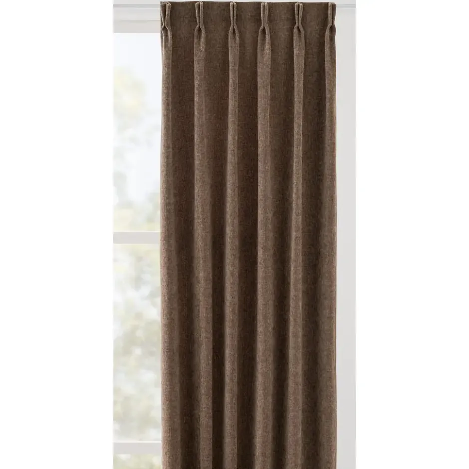 Gordijnstof Sacha lichtdoorlatend - taupe