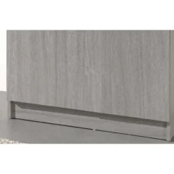 Grijze eik opbergkast Ray 80 cm met 2 deuren en 4 planken