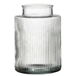 Hakbijl Glass Bloemenvaas Yara - transparant - glas - D15 x H22