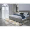 Hamar - Bed 180x200 cm in grijze stof