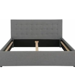 Hamar - Bed 180x200 cm in grijze stof