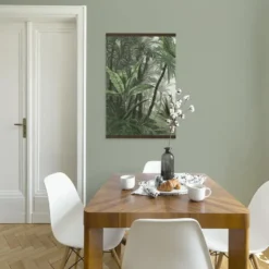 Hangende Poster Linnen - Jungle Landschap Groen