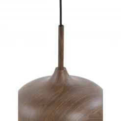 Hanglamp Dania - Bruin/Crème - Ø27.5x52cm