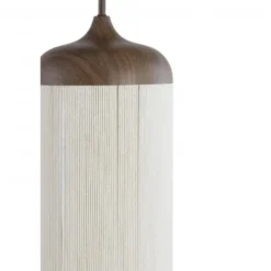Hanglamp Dania - Bruin/Crème - 90x22x32cm - 3L