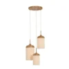 Hanglamp Danialo - Bruin - Ø35x32cm