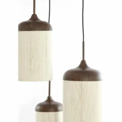 Hanglamp Danialo - Donkerbruin - Ø35cm