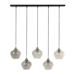 Hanglamp Rakel - Antiek Brons - 5L 104x20x120cm
