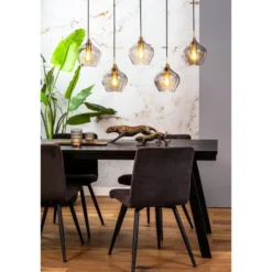 Hanglamp Rakel - Antiek Brons - 5L 104x20x120cm