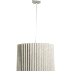Hanglamp Rune naturel E27 - 120xØ40 cm