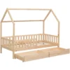 Happy Garden Bed MARCEAU - Bruin - Hout
