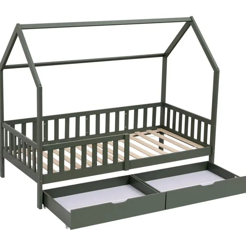 Happy Garden Bed MARCEAU - Groen - Hout