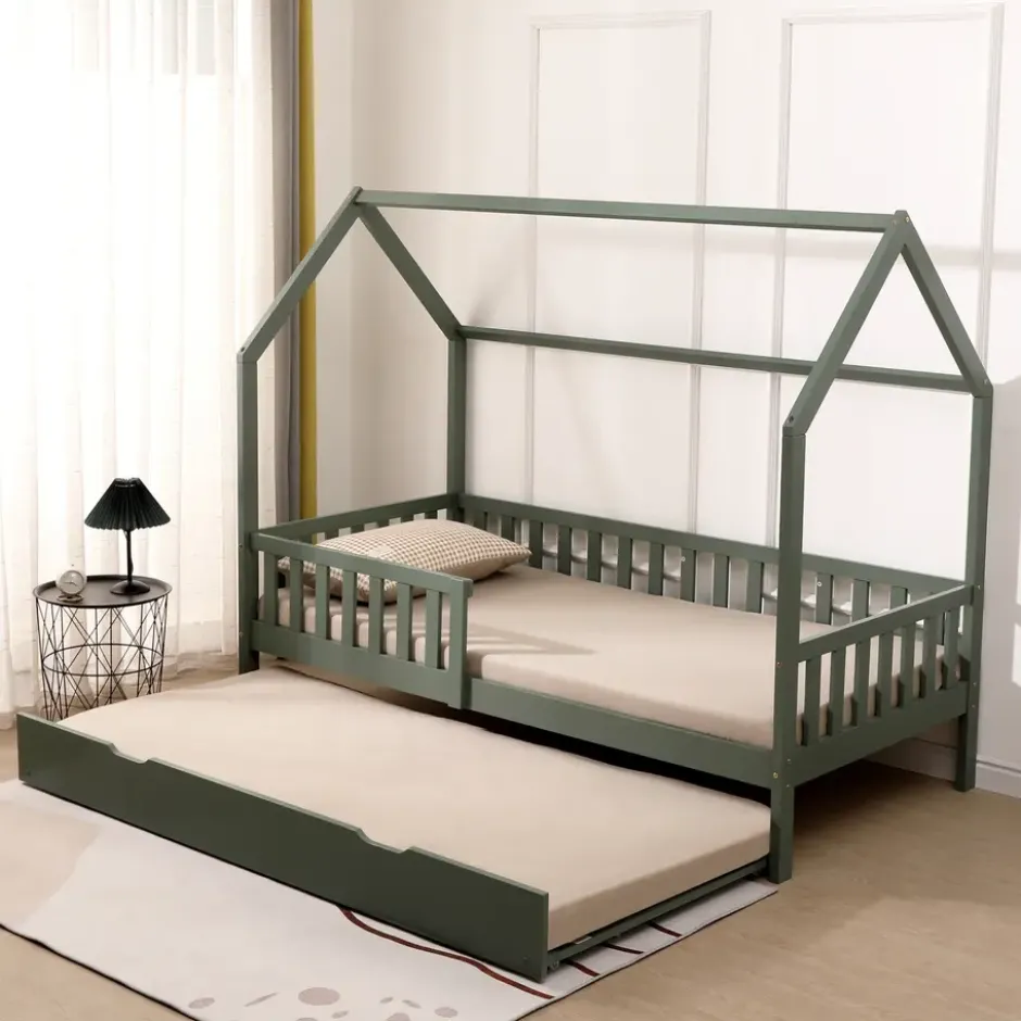 Happy Garden Bed MARCEAU - Groen - Hout