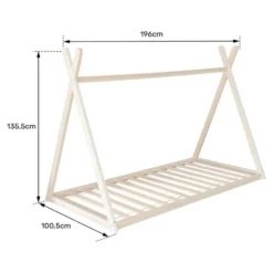 Happy Garden Bed VALENTIN - Bruin - Hout