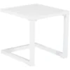 Happy Garden Bijzettafel BARBADOS - Wit - Aluminium