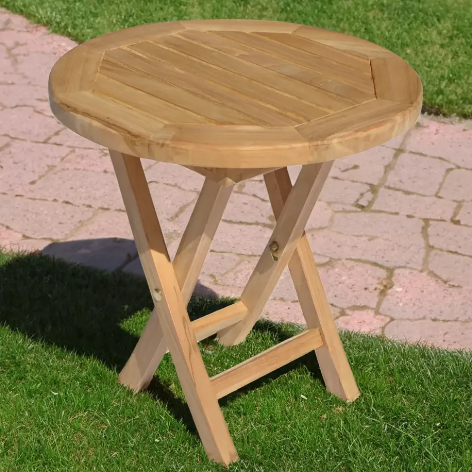 Happy Garden Bijzettafel LOMBOK - Bruin - Hout
