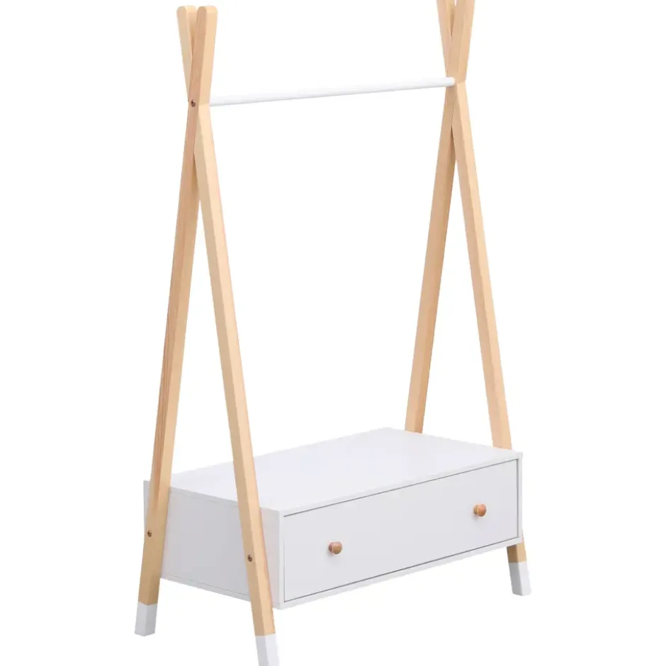 Happy Garden Garderobe LOU - Wit - Hout