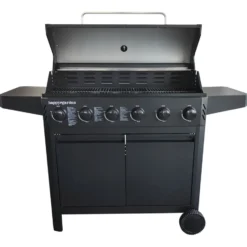 Happy Garden Gas barbecue IZALCO - Zwart - Staal