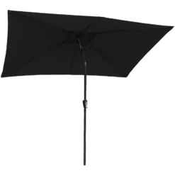 Happy Garden Parasol HAPUNA - Zwart - Aluminium