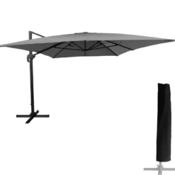 Happy Garden Parasol MOLOKAI - Grijs - Aluminium