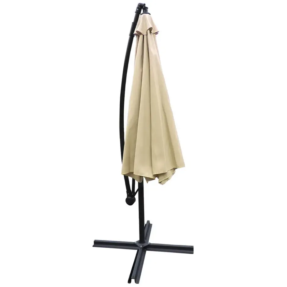 Happy Garden Parasol OAHU - Beige - Staal