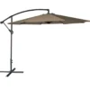 Happy Garden Parasol OAHU - Bruin - Staal