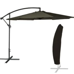 Happy Garden Parasol OAHU - Grijs - Staal