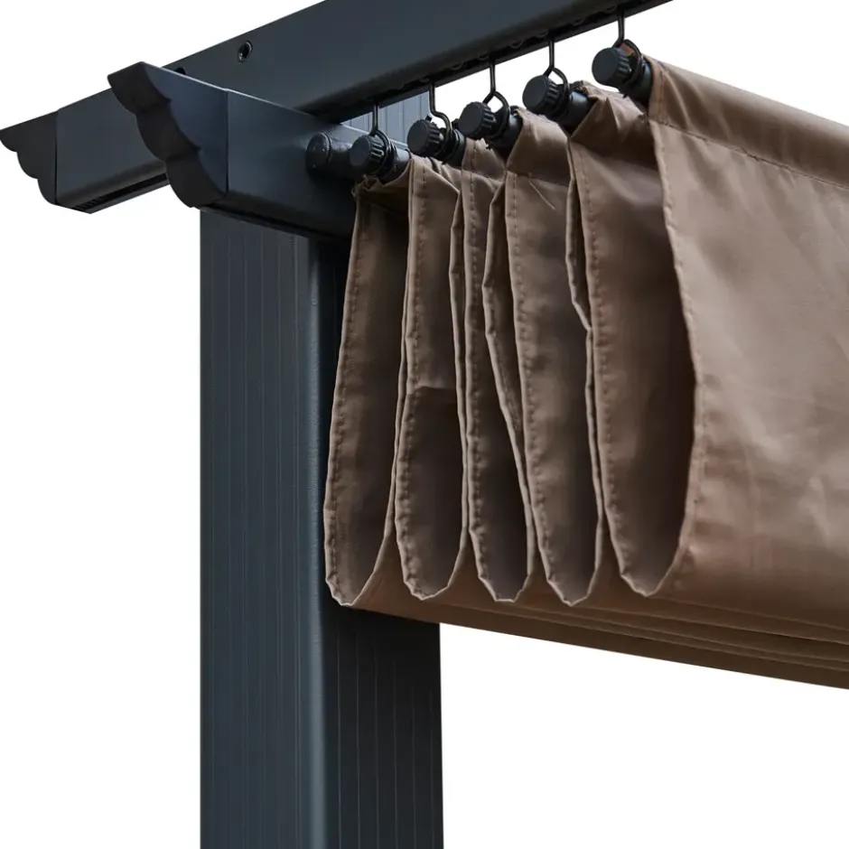 Happy Garden Pergola CASSIS - Bruin - Aluminium