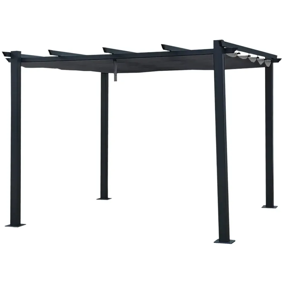 Happy Garden Pergola CASSIS - Grijs - Aluminium