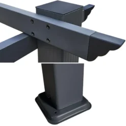 Happy Garden Pergola CASSIS - Grijs - Aluminium