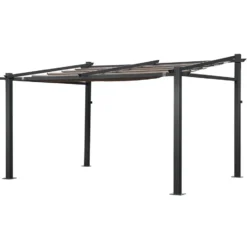 Happy Garden Pergola FRÉJUS - Bruin - Aluminium