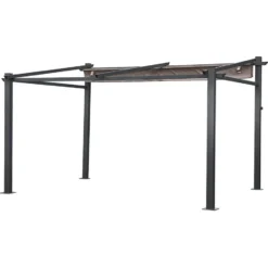 Happy Garden Pergola FRÉJUS - Bruin - Aluminium