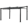 Happy Garden Pergola FRÉJUS - Grijs - Aluminium