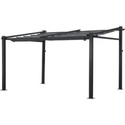 Happy Garden Pergola FRÉJUS - Grijs - Aluminium