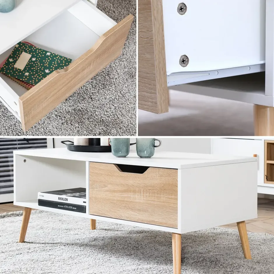 Happy Garden Salontafel FREJA - Wit - MDF