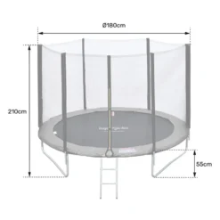 Happy Garden Trampoline - Ø 180 - Blauw