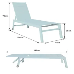 Happy Garden Transat BARBADOS - Zwart - Aluminium