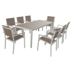 Happy Garden Tuinmeubilair BARI - Bruin - Aluminium