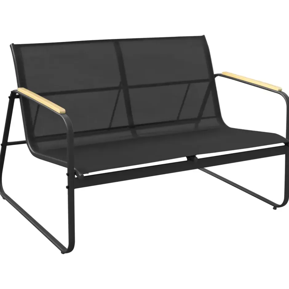 Happy Garden Tuinmeubilair TENERIFE - Zwart - Plastic
