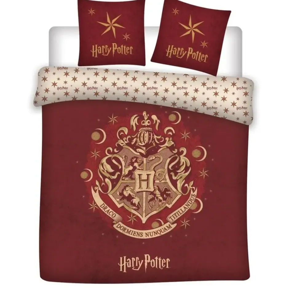 Harry Potter Dekbedovertrek Wizzard - Tweepersoons - 200 x 200 cm - Polyester