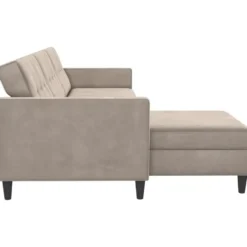 Hartford - 3-zits slaapbank in taupe fluweel