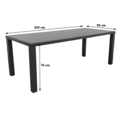 Hartman Aruba/Alma 210 cm. tuinset - 7-delig verstelbaar