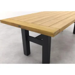 Hartman Heron dining tuintafel 300x100 cm. - Black -Op=Op