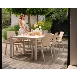 Hartman Kyra dining tuintafel 240x100 cm. - Latte