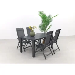Hartman Milaan/Alma 160 cm. - verstelbare tuinset - 5-delig