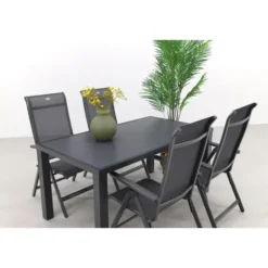Hartman Milaan/Alma 160 cm. - verstelbare tuinset - 5-delig