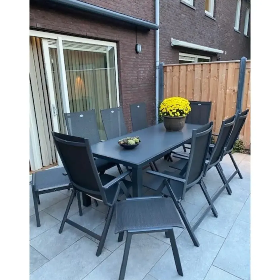 Hartman Napoli/Alma 160 cm. tuinset - 7-delig verstelbaar